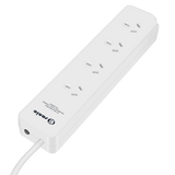 4 OUTLET POWERBOARD WHITE