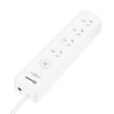 4 OUTLET MASTERSWITCH POWERBOARD WHITE