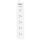4 OUTLET MASTERSWITCH POWERBOARD WHITE