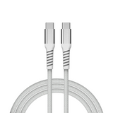 MAGNETIC PREMIUM CABLE TYPEC TO TYPEC 1.2M PD&QC WHT