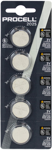 PROCELL LITH COIN CR2025 5PK