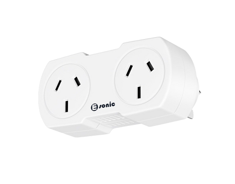 DOUBLE ADAPTOR FLAT LEFT
