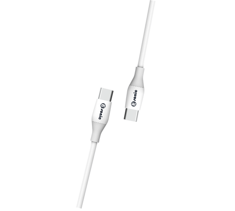 FANCY ECO USB CABLE TYPEC TO TYPEC WHT