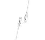 FANCY ECO USB CABLE TYPEC TO LIGHTNING WHT