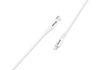 FANCY ECO USB CABLE TYPEC TO LIGHTNING WHT