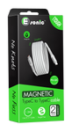 MAGNETIC PREMIUM CABLE TYPEC TO TYPEC 1.2M PD&QC WHT