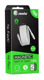 MAGNETIC PREMIUM CABLE TYPEC TO TYPEC 1.2M PD&QC WHT
