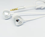 Premium Metallic Earphone with Controller Silver