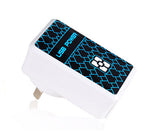 4 USB 4 Plug Travel Wall Charger 4.8A