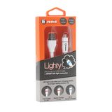 Lighty LED Flash USB Cable Microusb (For Android devices)