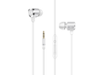 Premium Metallic Earphone with Controller Silver