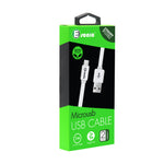 Premium Eco Microusb Flat Cable (White)