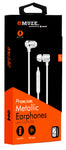 Premium Metallic Earphone with Controller Silver