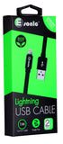 Premium Eco Lightning Flat Cable (Black)